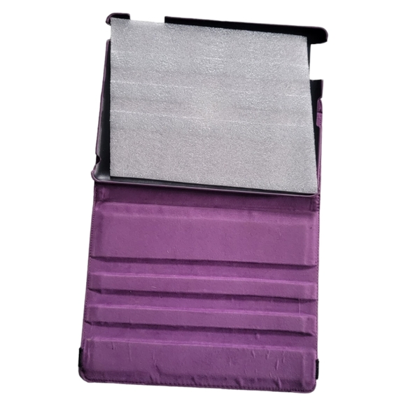 Purple Plum Apple iPad 2 Ctech Case Stand Cover 360° Rotation 9.7" - Picture 7 of 13